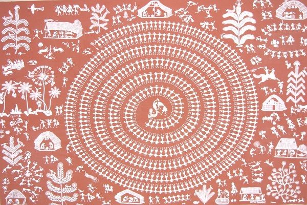 Warli Paintings: An Eloquent and vivid form of Tribal Art | IndianArtIdeas