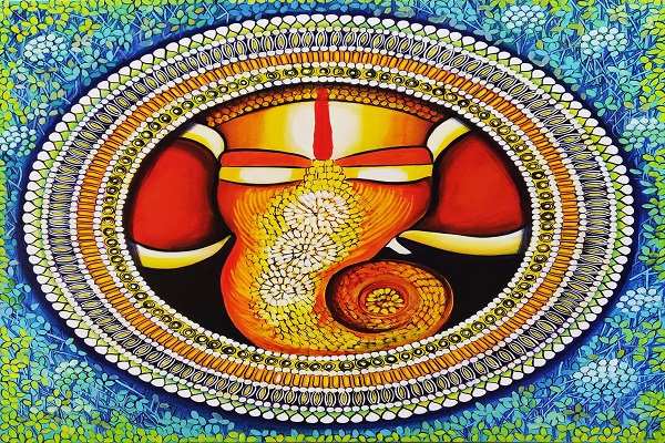 Ganesha prosperity begins with the peace by nitu chhajer - Diwali Paintings Online