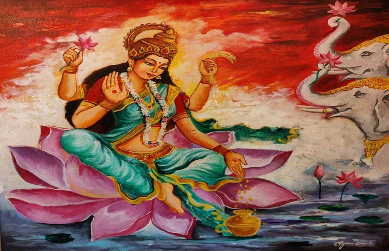 Maha Lakshmi Painting