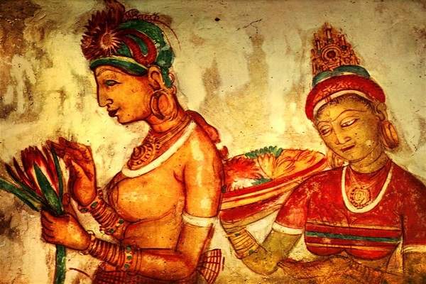 Sigiriya - Indian Paintings