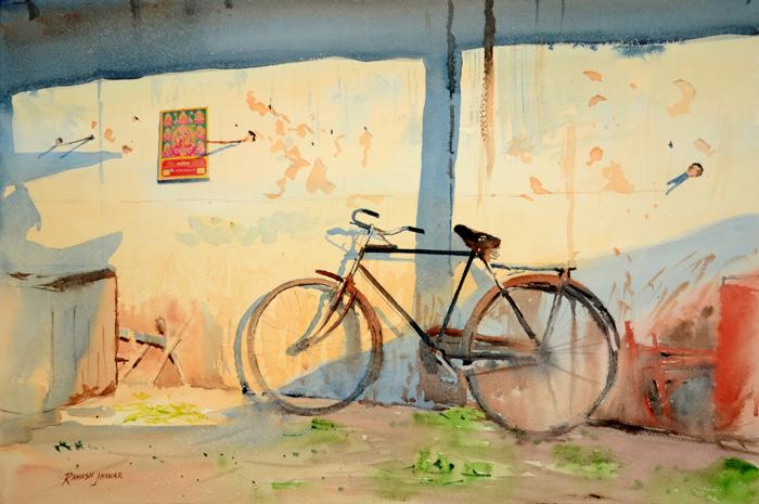 Bicycle at the Market 5243