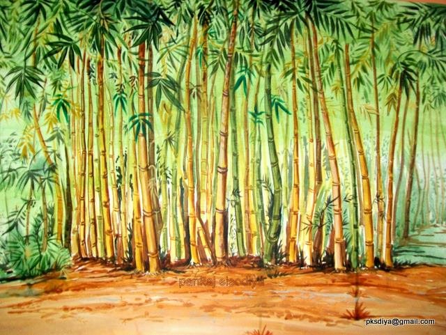 Bamboo trees 5454