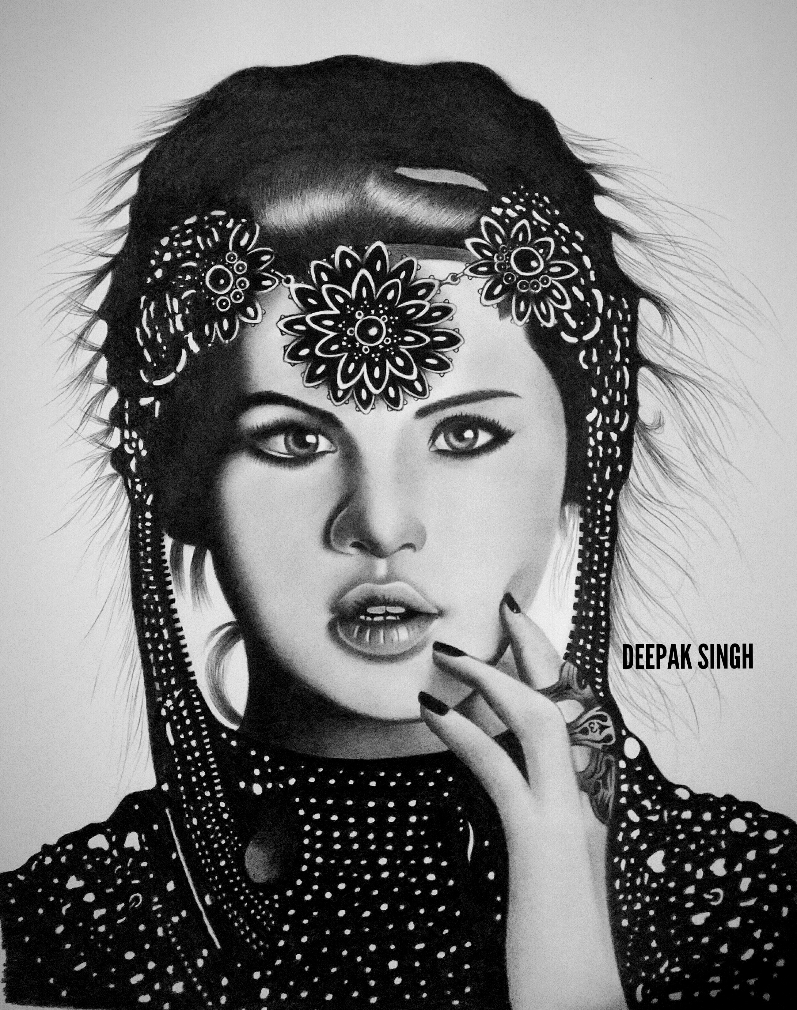 Portrait of Selena Gomez 10480