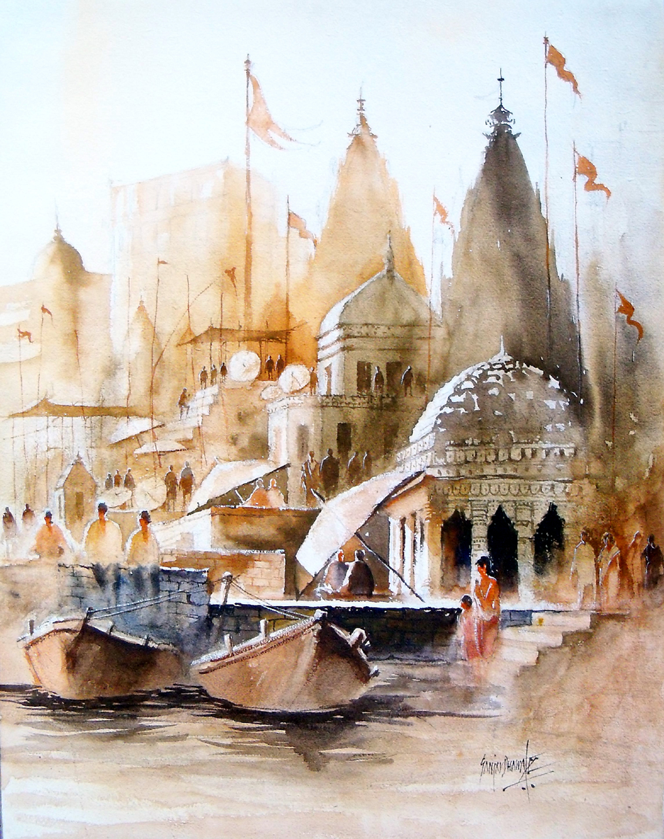 Banaras ghat 10496