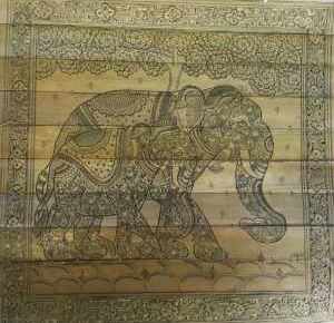 Elephant with baby 12705