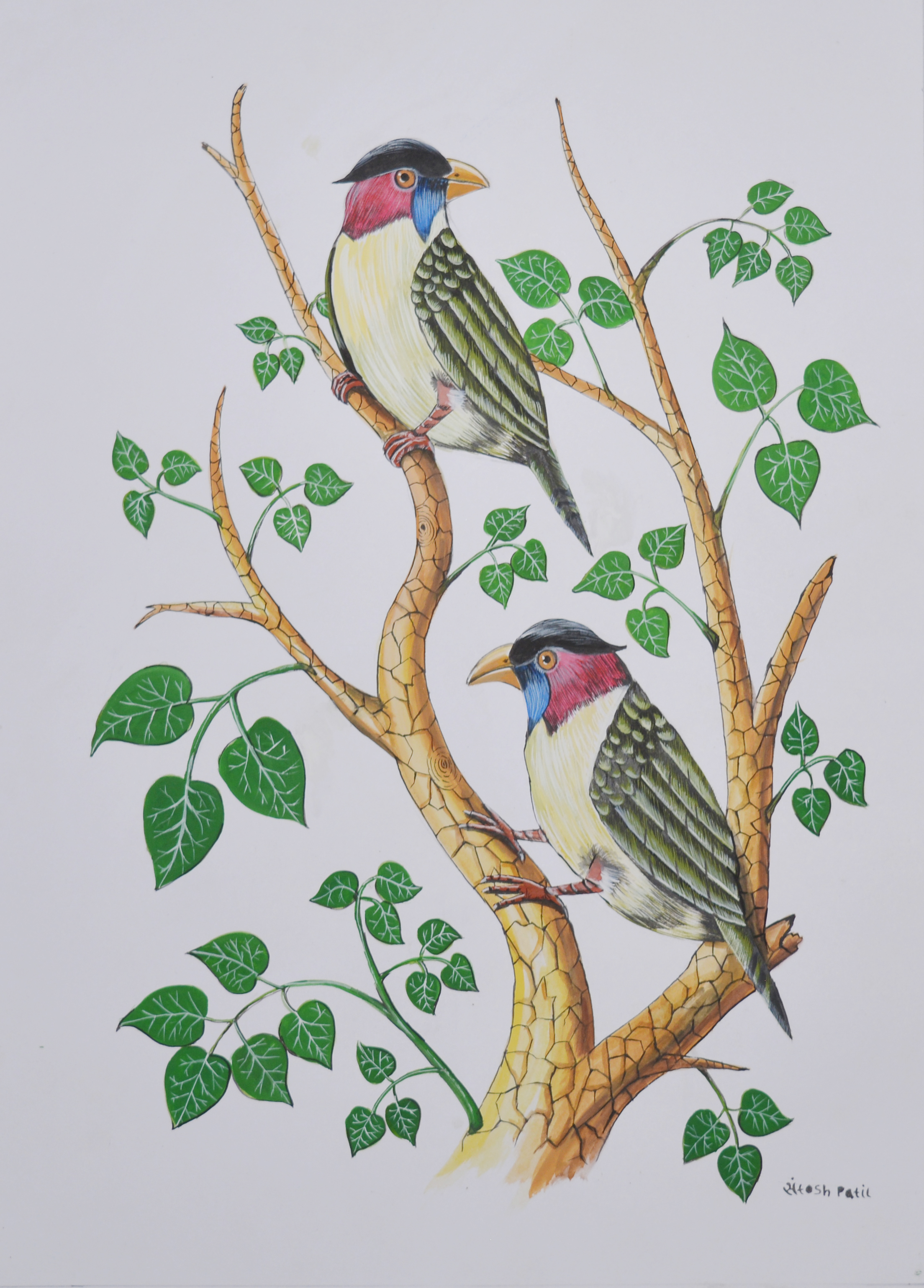 Birds painting 30 13275
