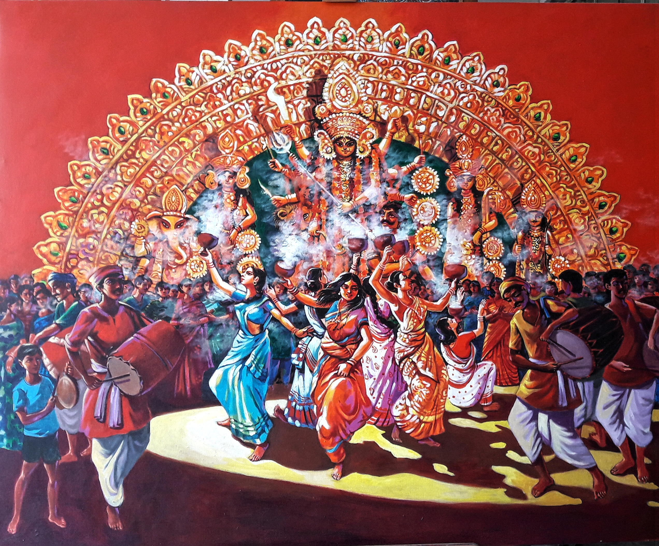 Dhunuchi Dance 13681