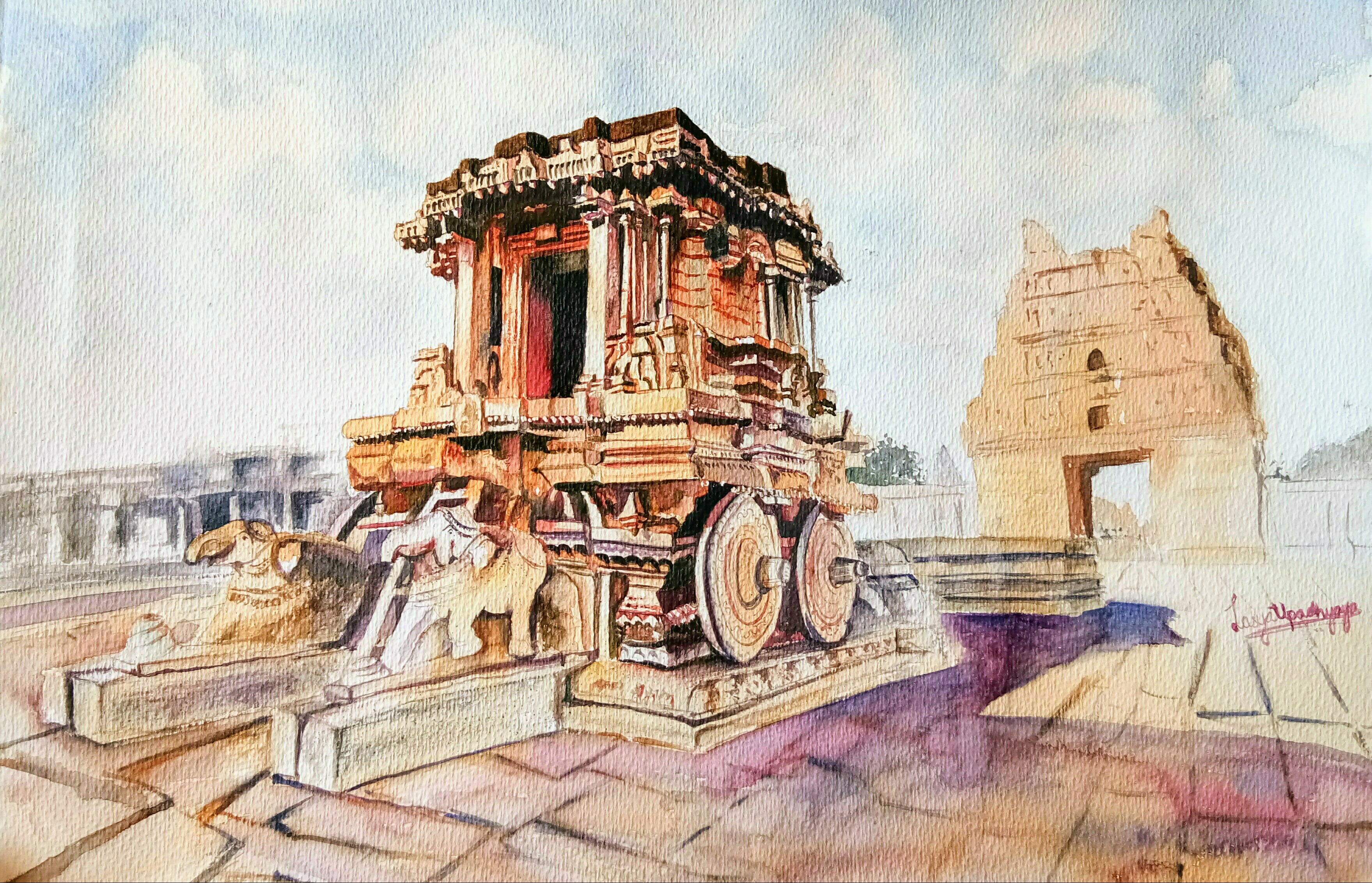 Vijayanagara chariot temple 13844