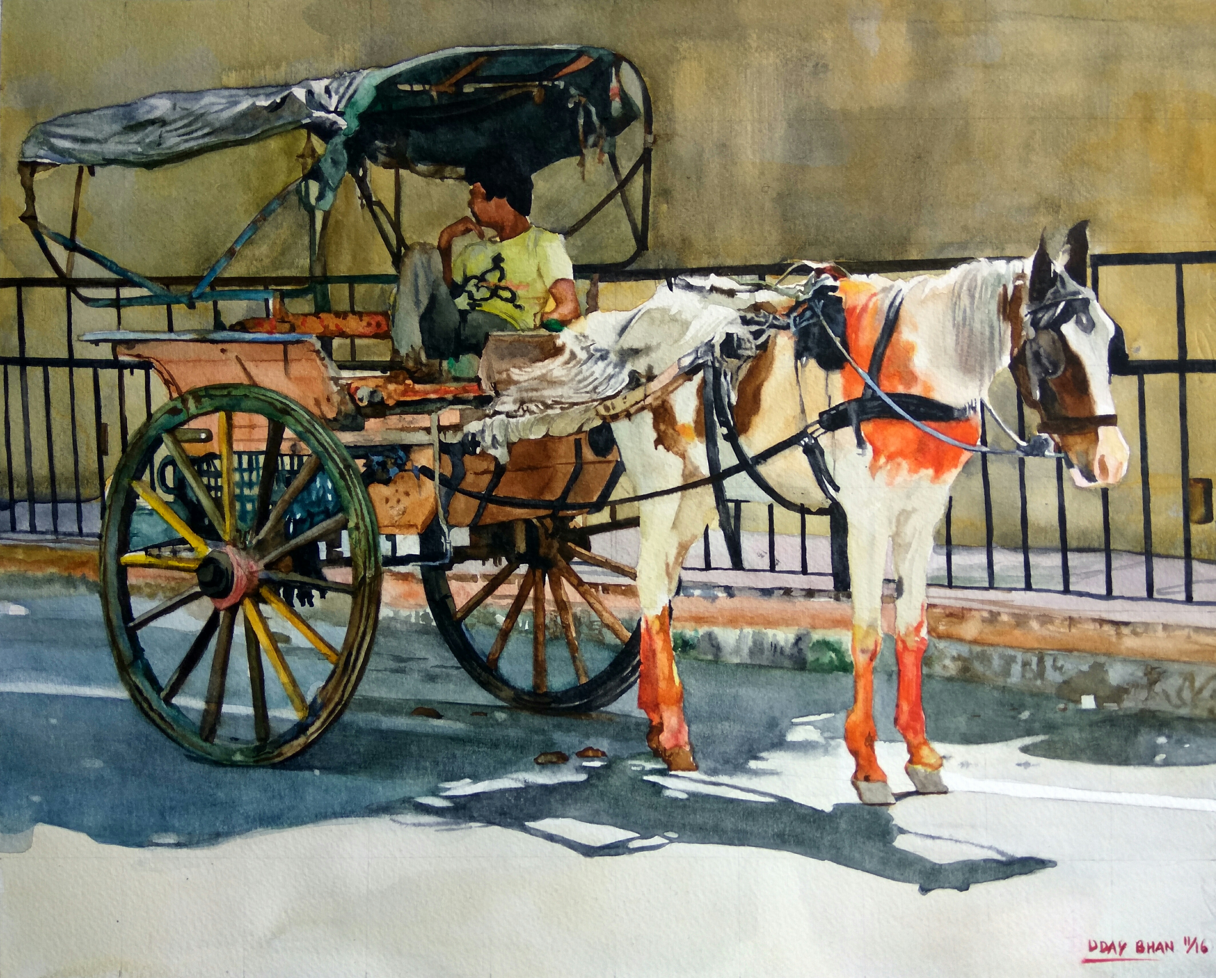 Horse Cart 14053