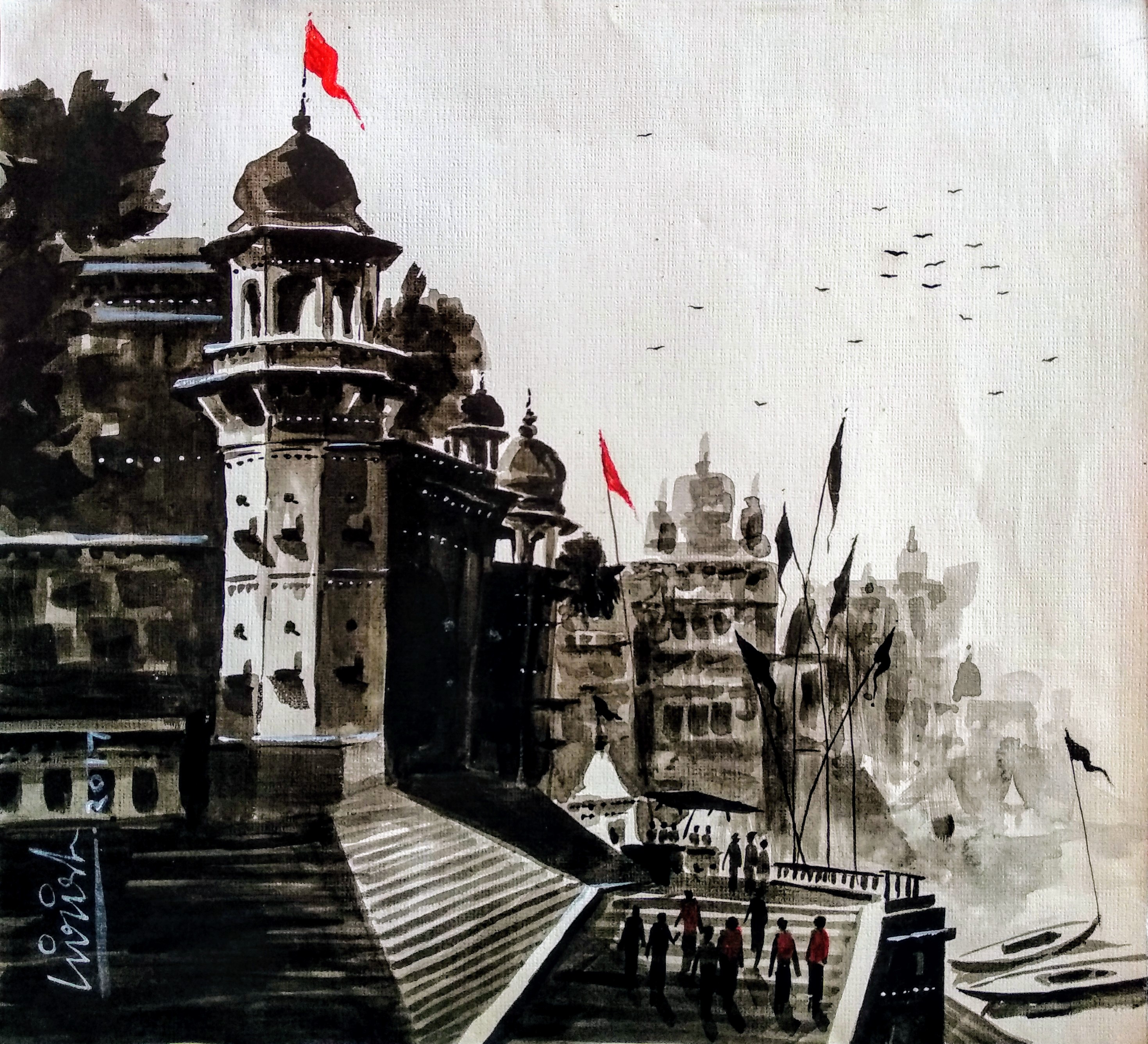 Varanasi ghat - Chet Singh ghat 14920