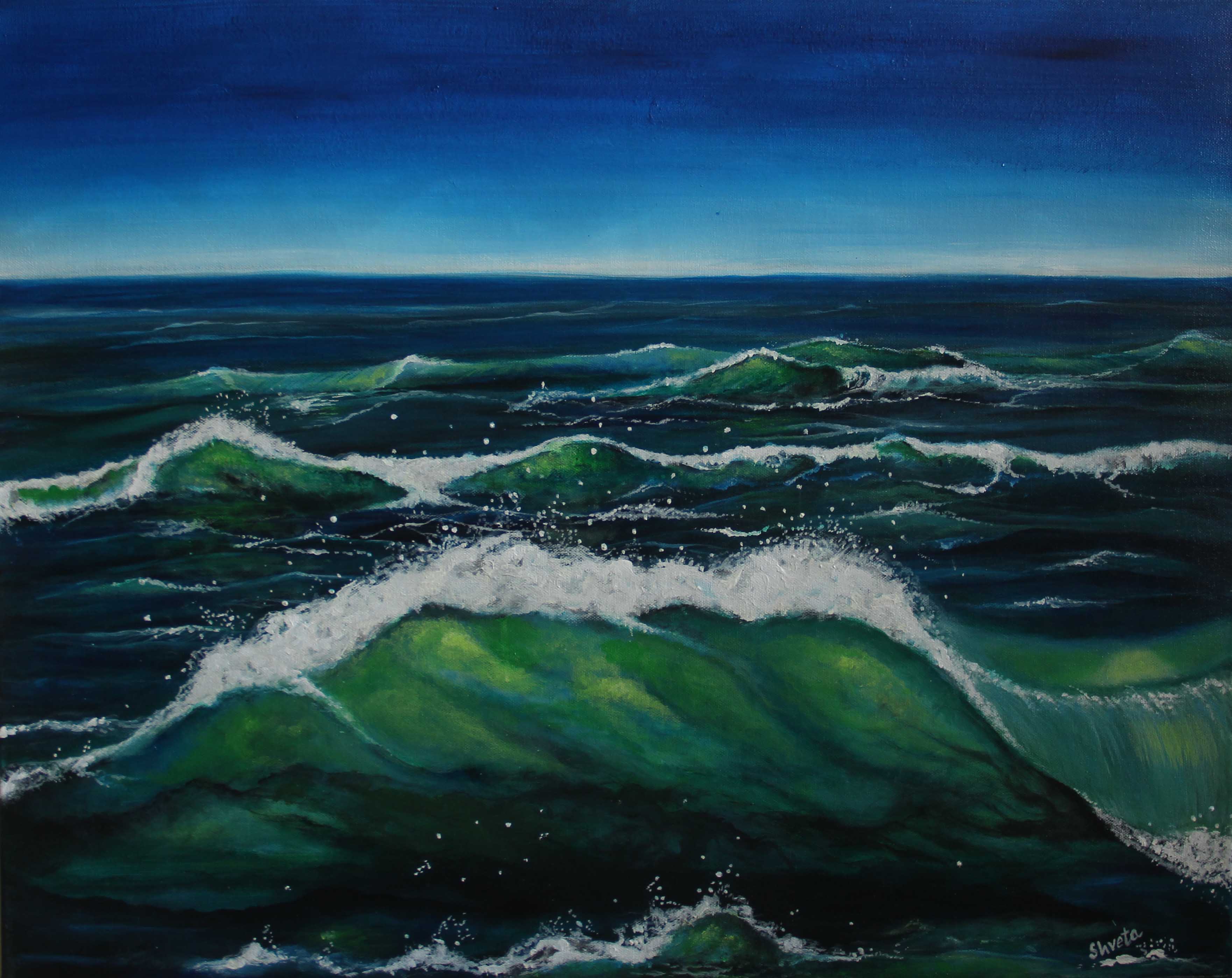 Emerald Waves 15452