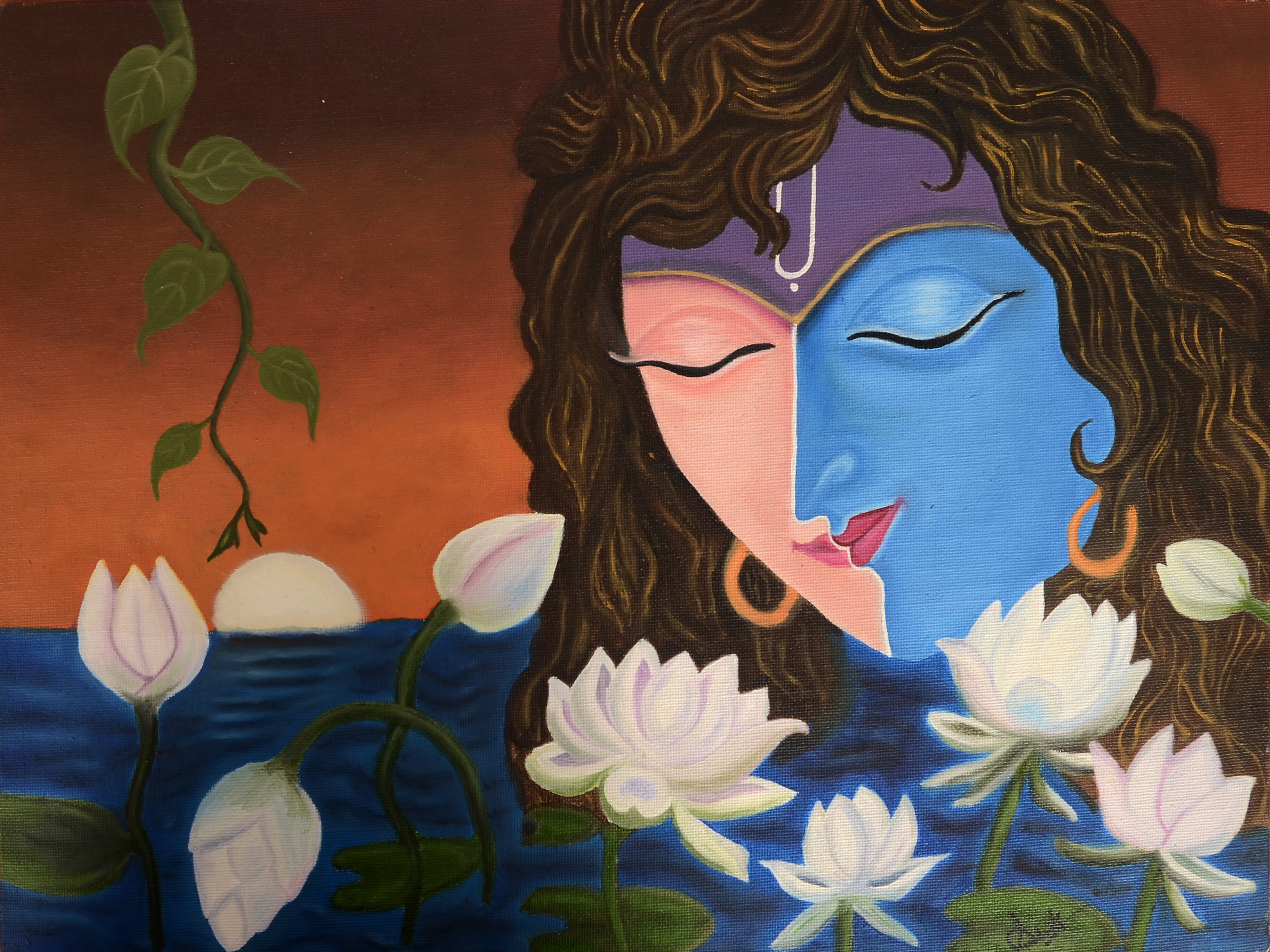 Abstract Radha Krishna 15921