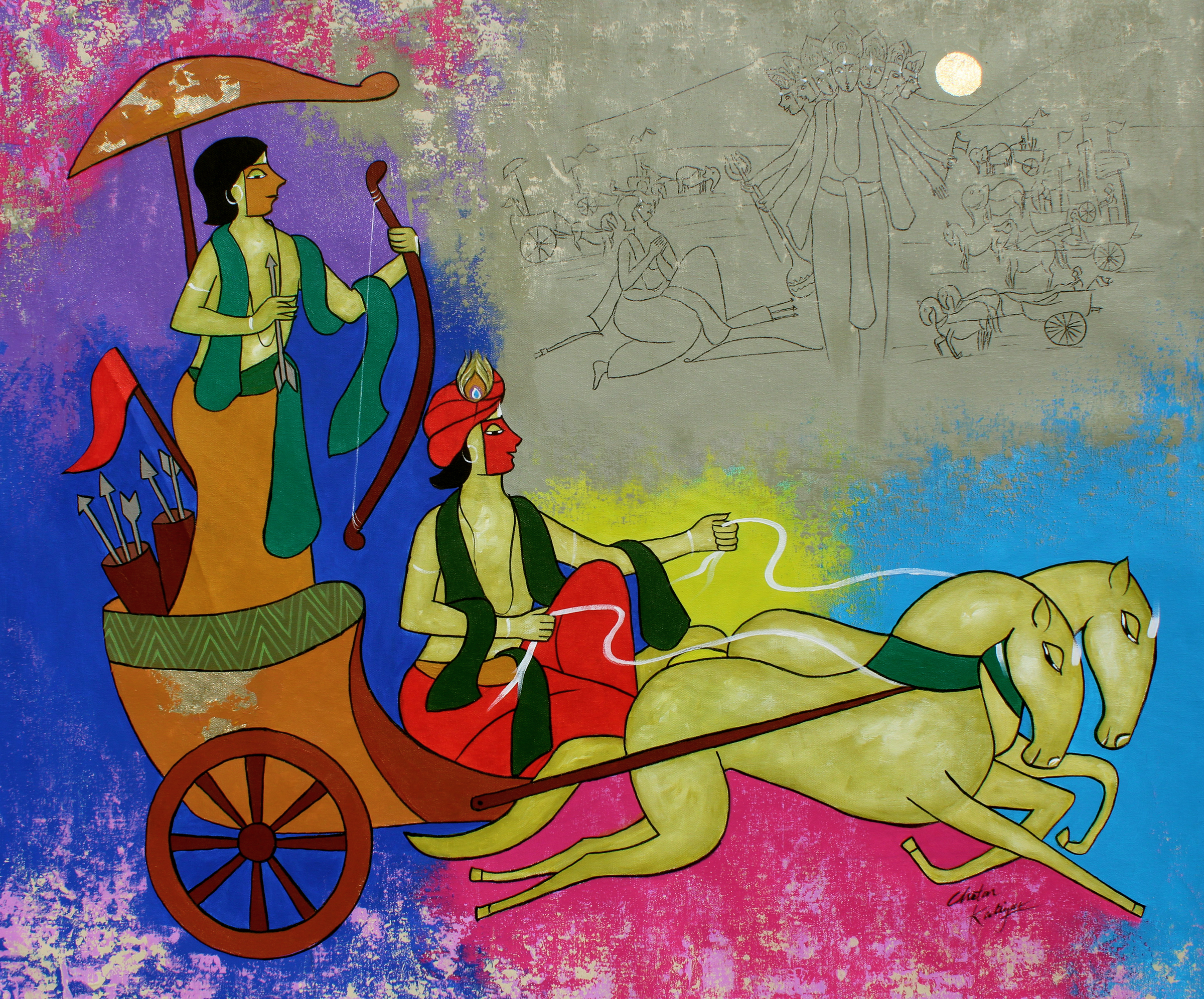 Sarthi on Golden Chariot 16170