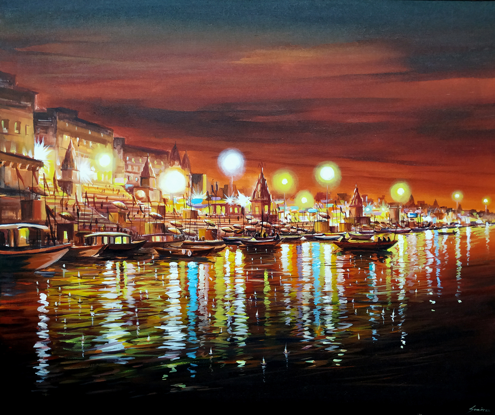 Varanasi at Night 17752