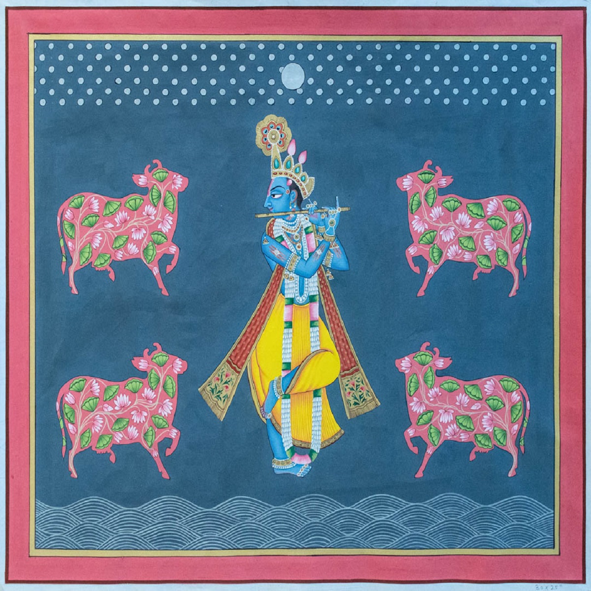 Krishna Gopasthami  Pichwai Painting 17935