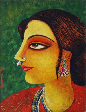 Buy Painting Ramani Iv Artwork No 4142 by Indian Artist Suparna Dey